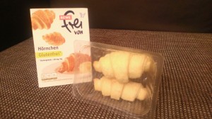 Glutenfreie Hörchen zum Aufbacken von REWE frei von