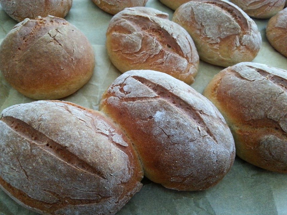 Buchweizenbrötchen aus Quark-Öl Teig – Zöliakie Austausch