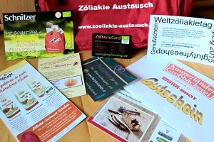 Gutscheine im Zöliakie Austausch Rucksack zum Welt-Zöliakie Tag 2015