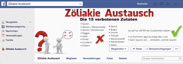 Facebookgruppe: https://www.facebook.com/groups/zoeliakie.austausch/