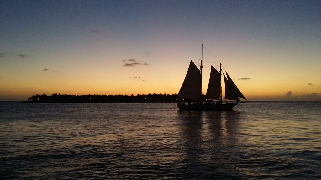 Sonnenuntergang am Mallory Square