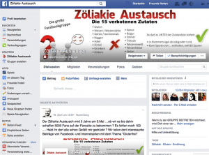 Facebookgruppe Zöliakie Austausch