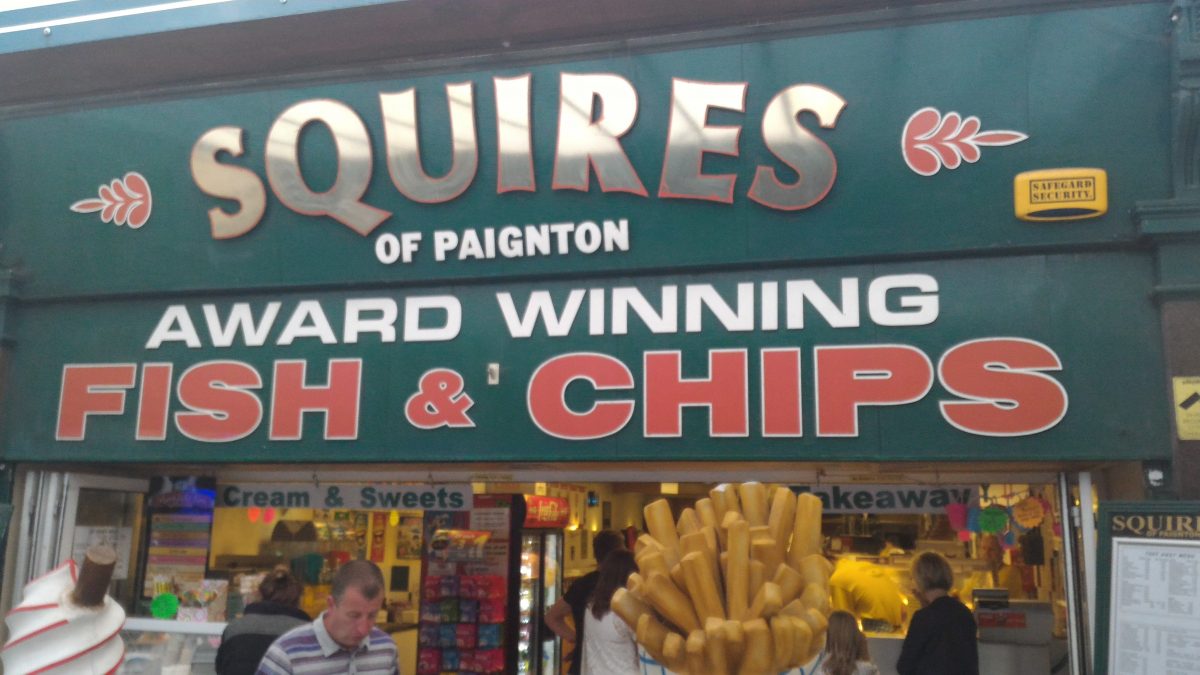 Squires of Paignton - gf Fish & Chips