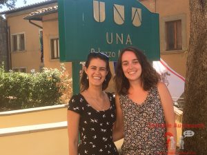 Marilia und Marta im UNA Hotel im Mantaione