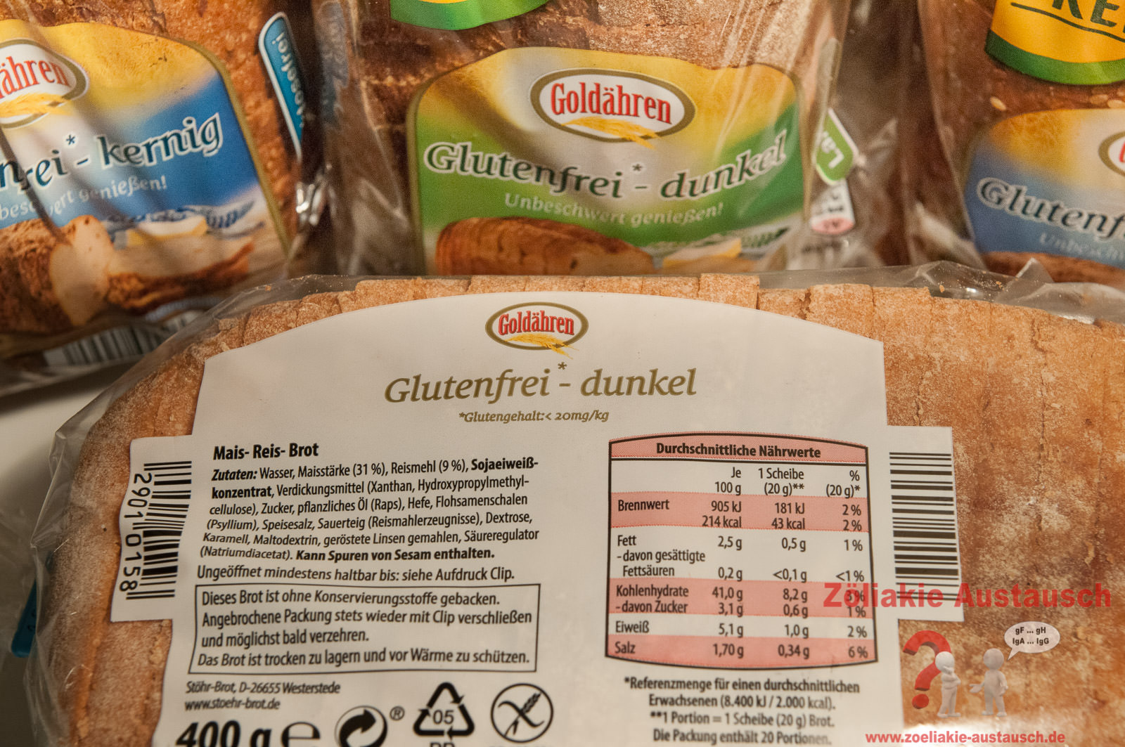 Glutenfreies Brot bei ALDI Nord Achtung vor möglicher glutenfreier
