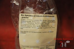 Mini-Spekulatius mit Schokofuß