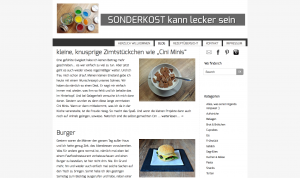 Blog Sonderkost kann lecker sein