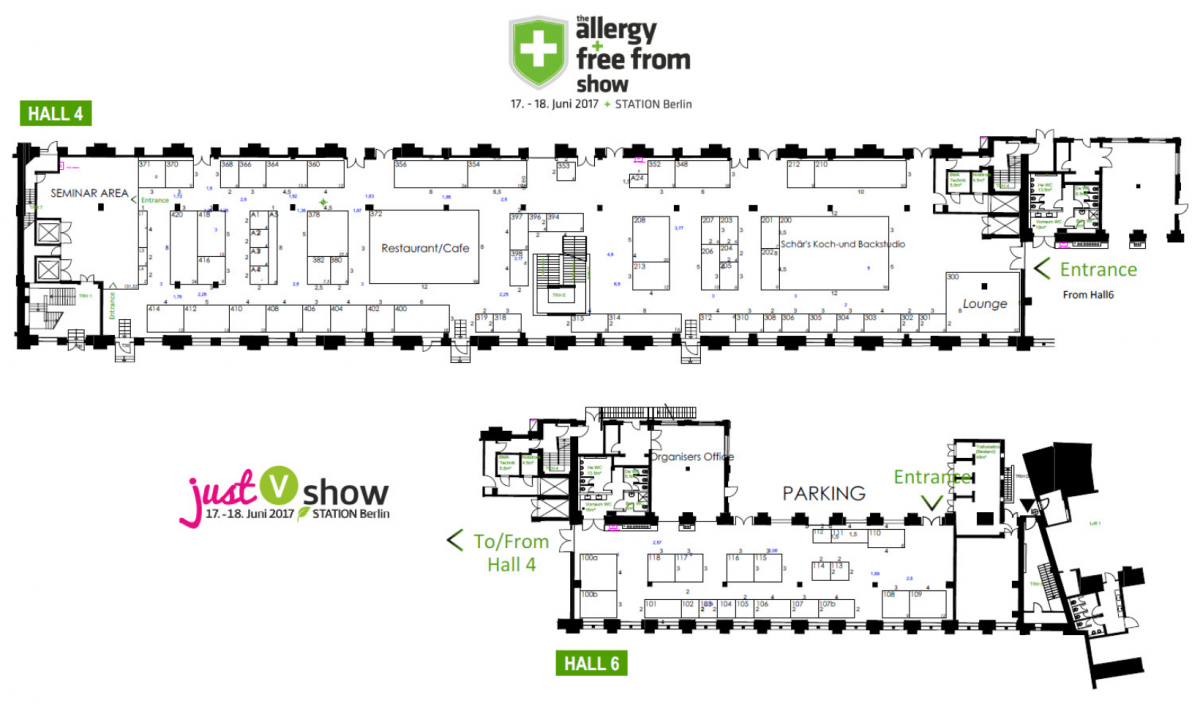 Hallenplan AllergyShow 2017