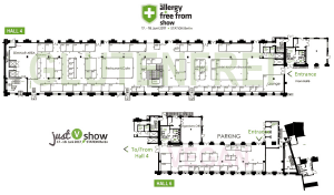 Hallenplan Allergy & free from Show 2017