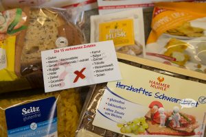 Glutenfreie Produkte für Teilnehmer am Offline Treffen