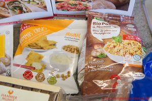 Glutenfreie Produkte für Teilnehmer am Offline Treffen