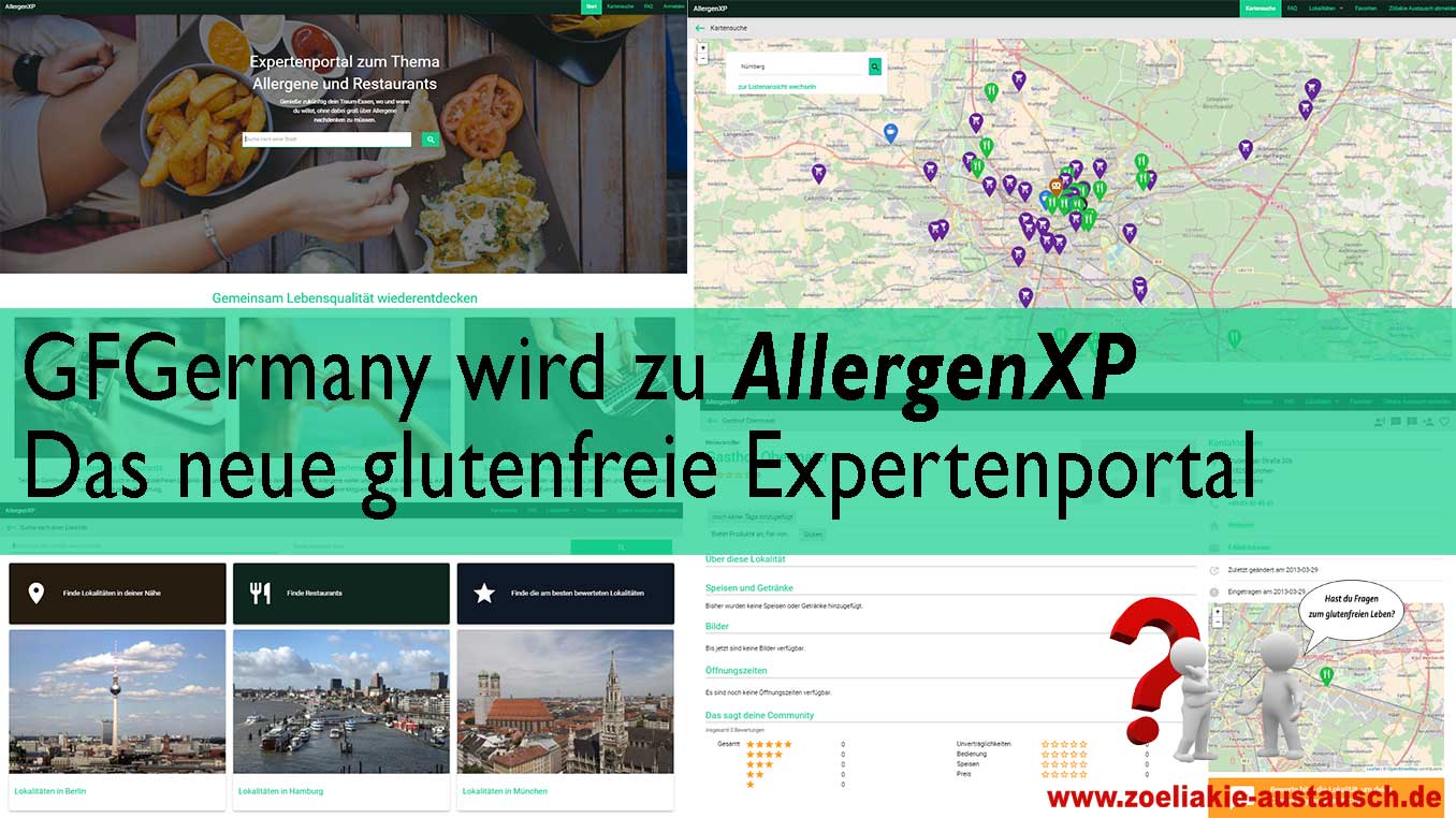 AllergenXP - das große Portal für glutenfreie Adressen