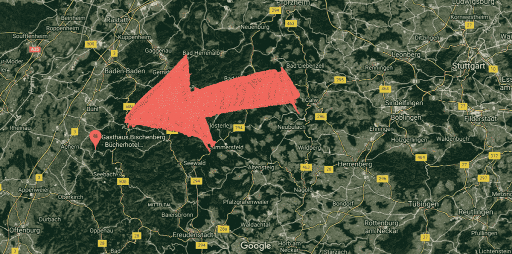 Karten Map Sasbachwalden