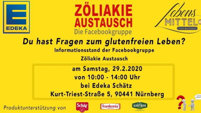 Infostand Zöliakie Austausch