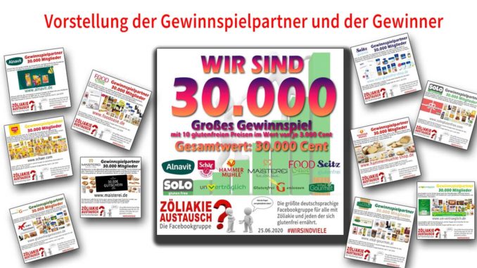 30000 Mitglieder Gewinnspiel