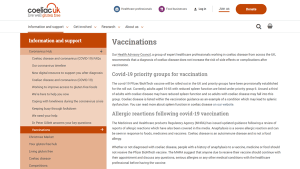 CoeliakUK Covid Hub