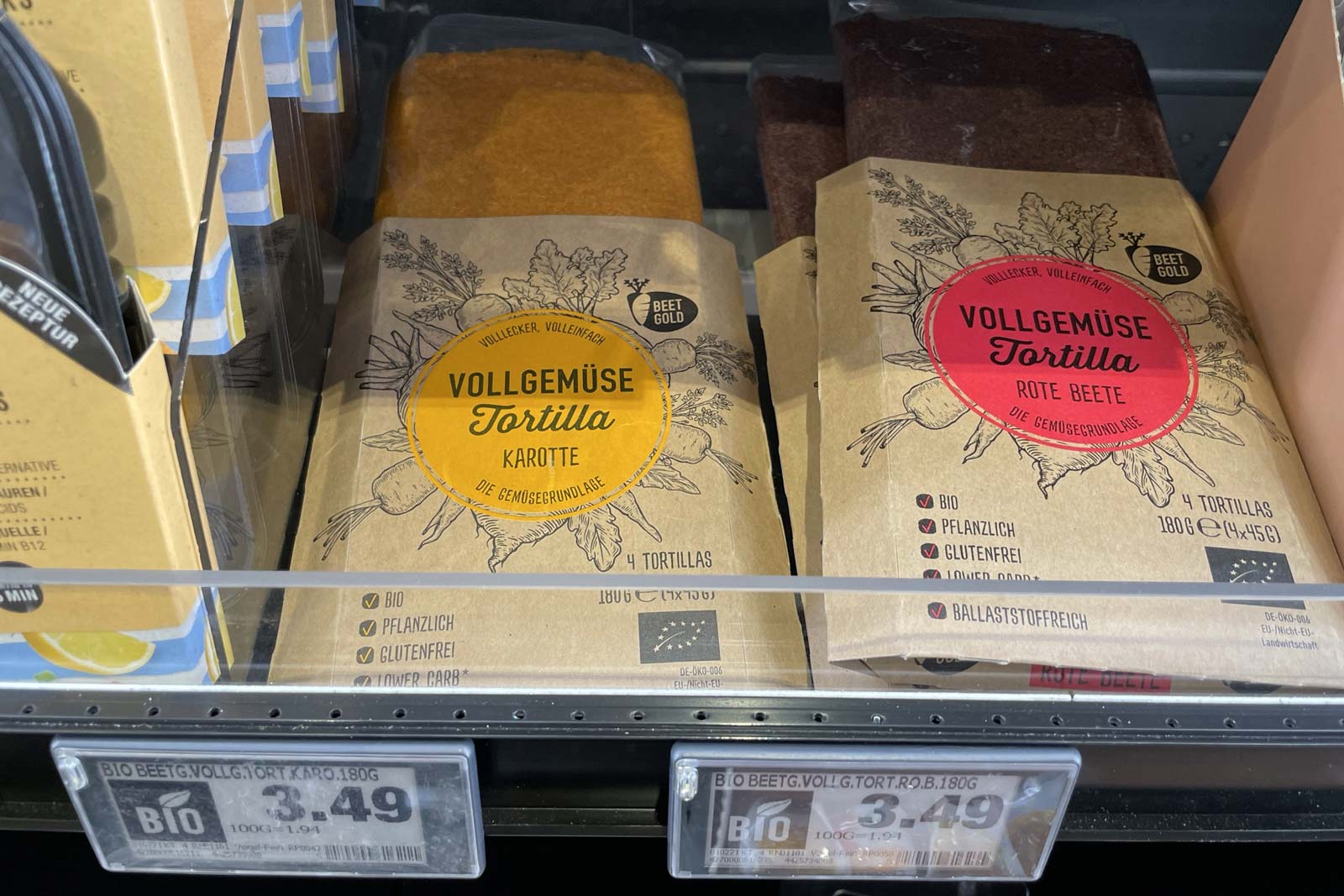 Vollgemüse Tortilla von Beetgold Voll Karotte und Rote Beete und voll