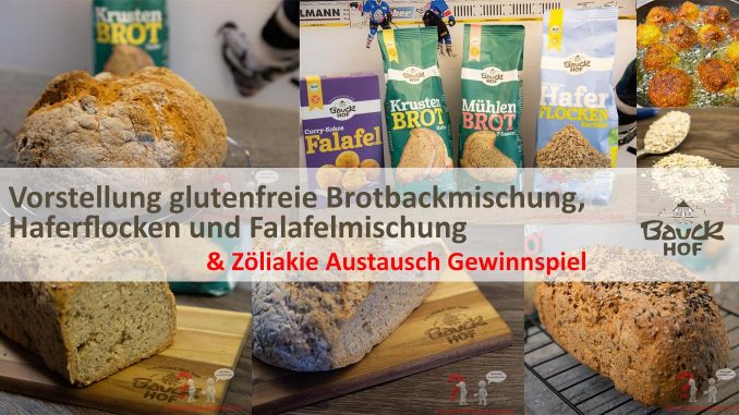 Bauckhof - Glutenfreie Brotbackmischungen, Haferflocken, Falafel