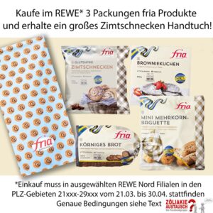 Fria Glutenfrei Zimtschnecken bei REWE Nord