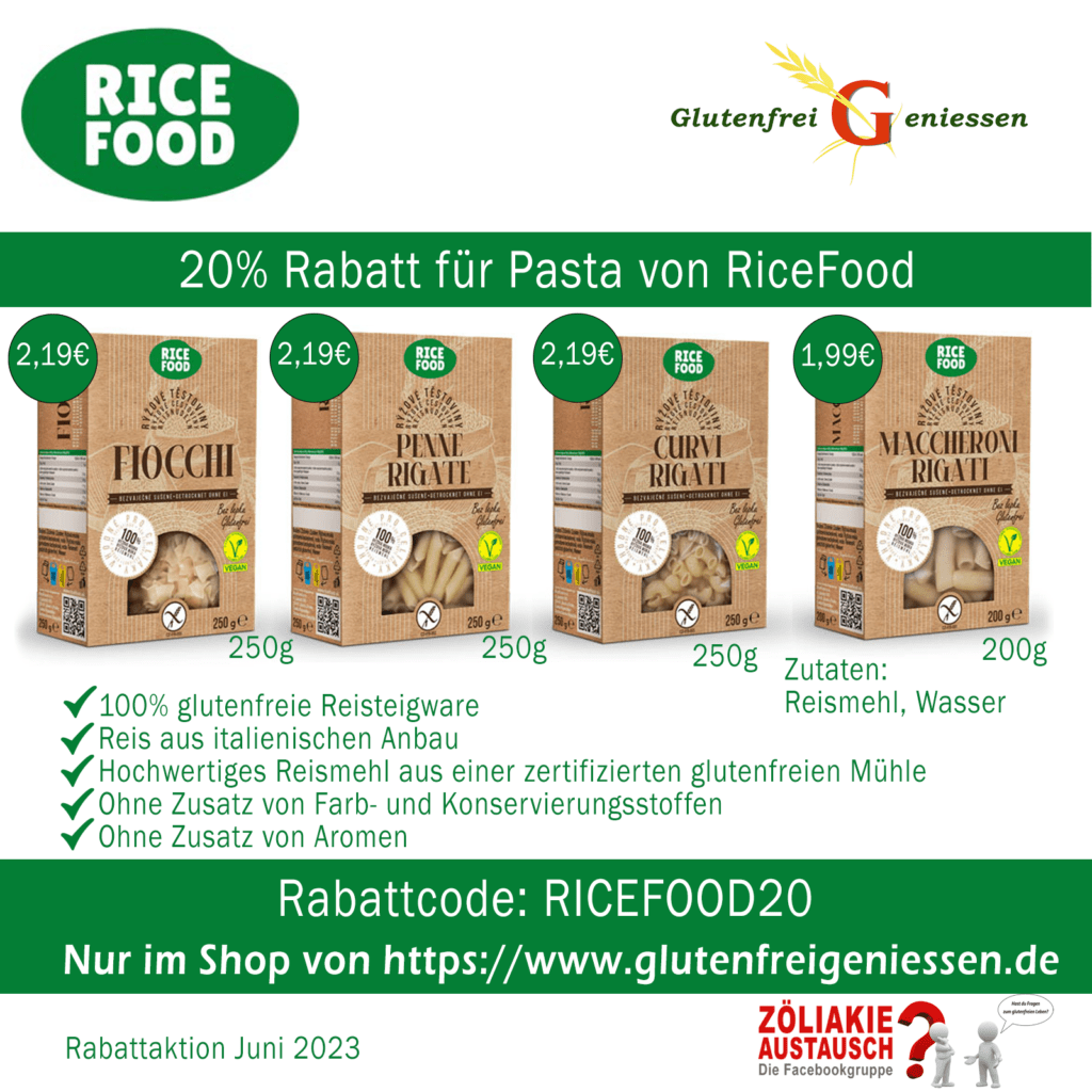 RiceFood - 20% Rabattaktion