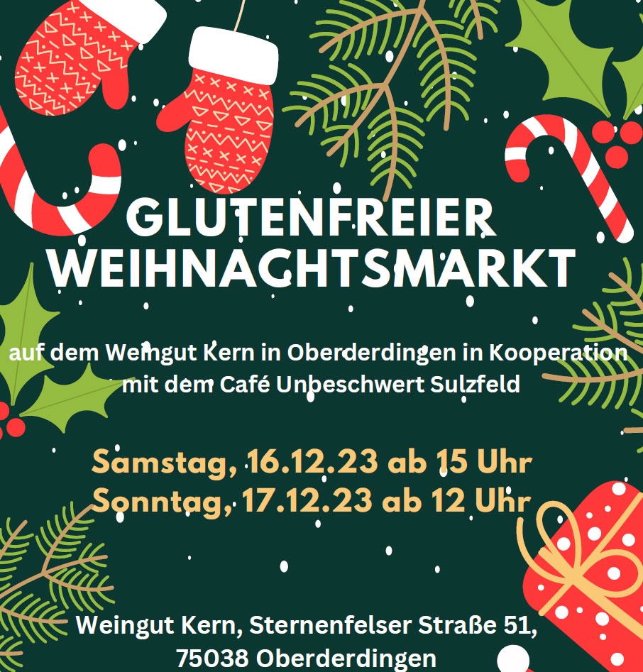 Glutenfreier Weihnachtsmarkt Oberderdingen