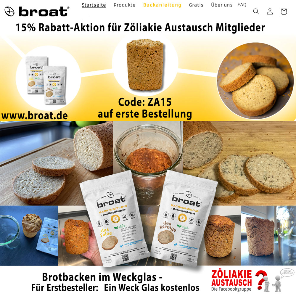 Broat, Aktion, Backmishcung, Weckglas