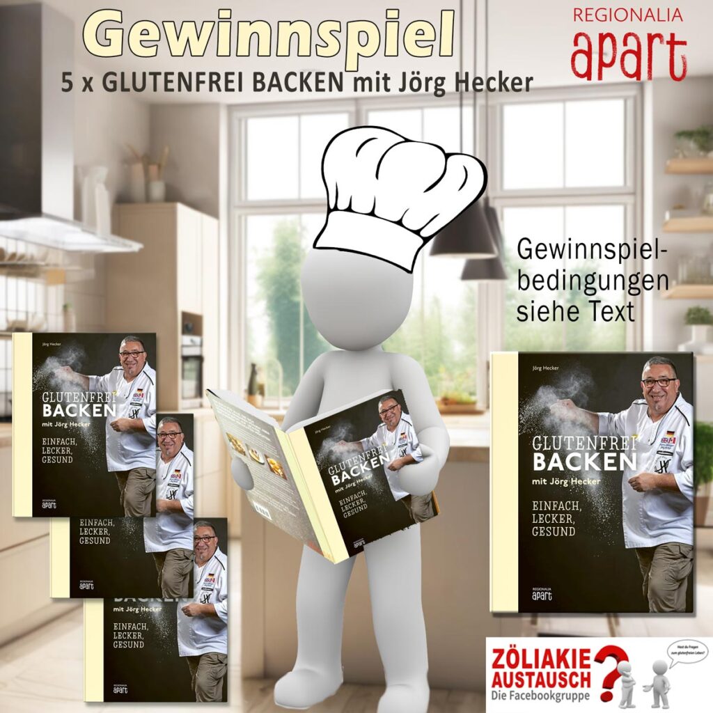 Gewinnspiel Glutenfrei Backen mit Jörg Hecker