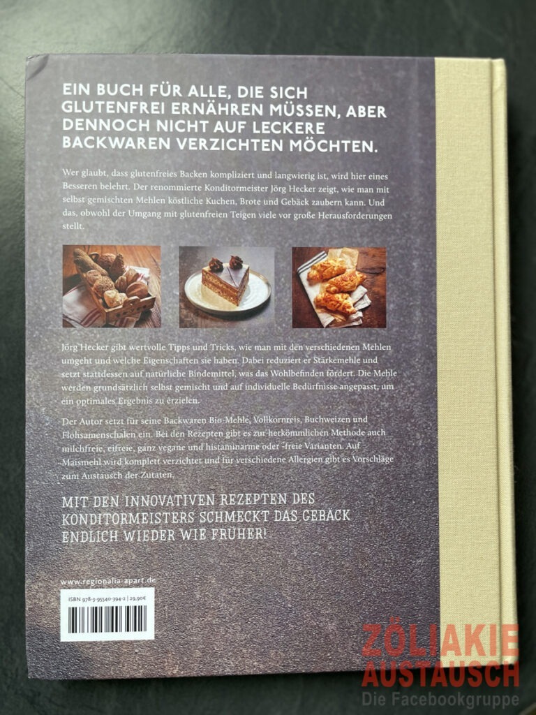 Buch Glutenfrei Backen - Jörg Hecker