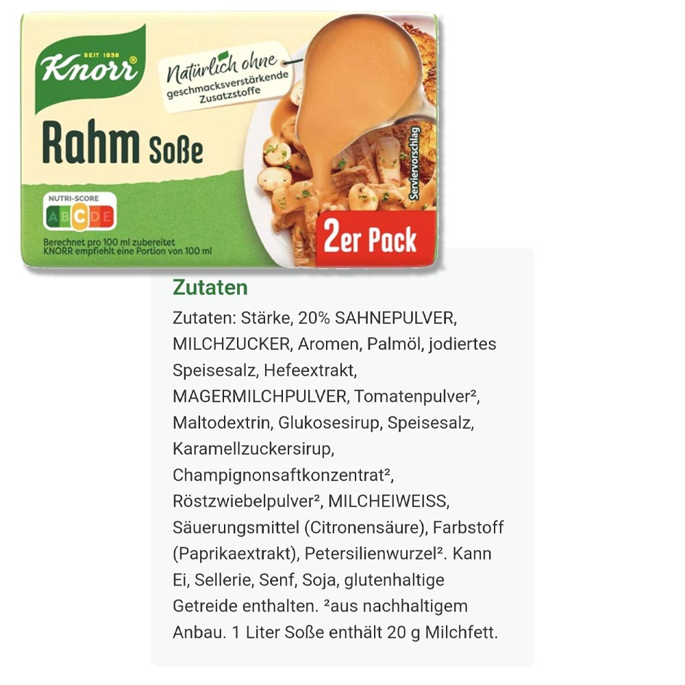 Rahmsoße