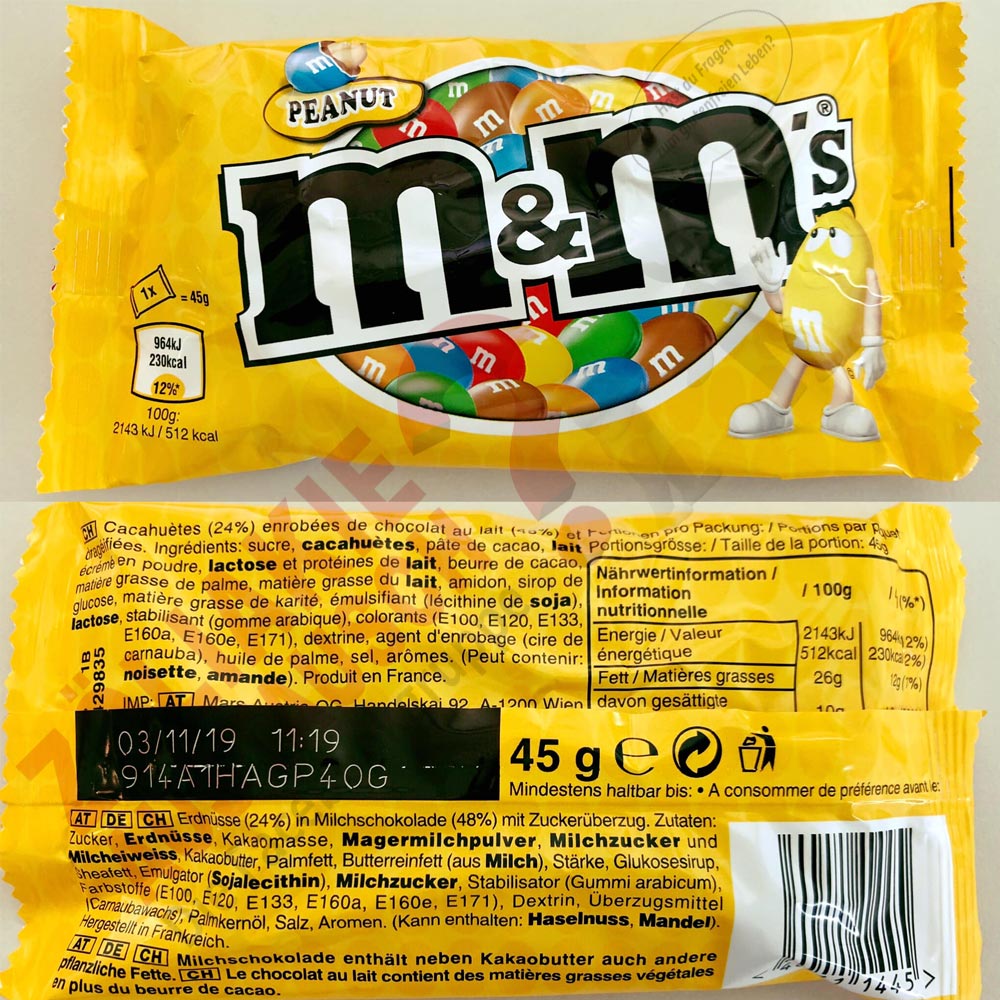 m&m Schokolinsen