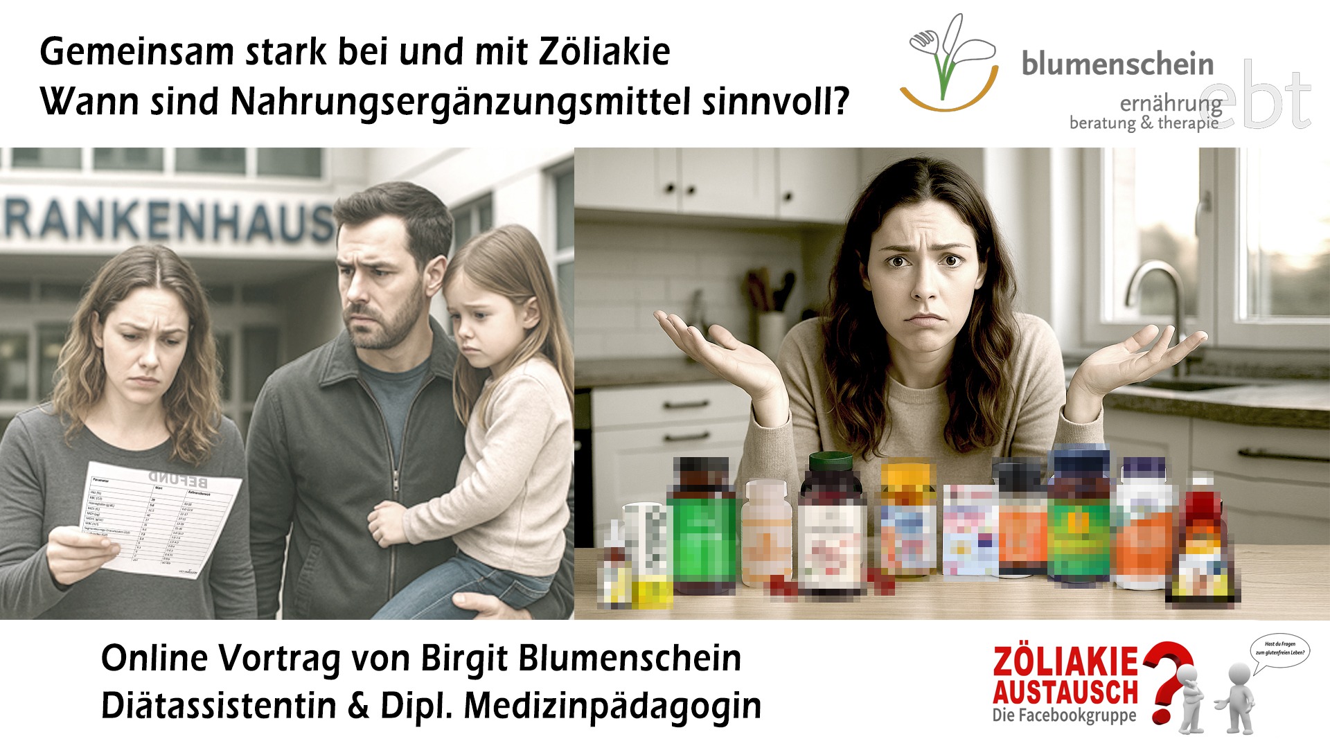 Vortrag Birgit Blumenschein - Nahrungsergänzungsmittel bei Zöliakie