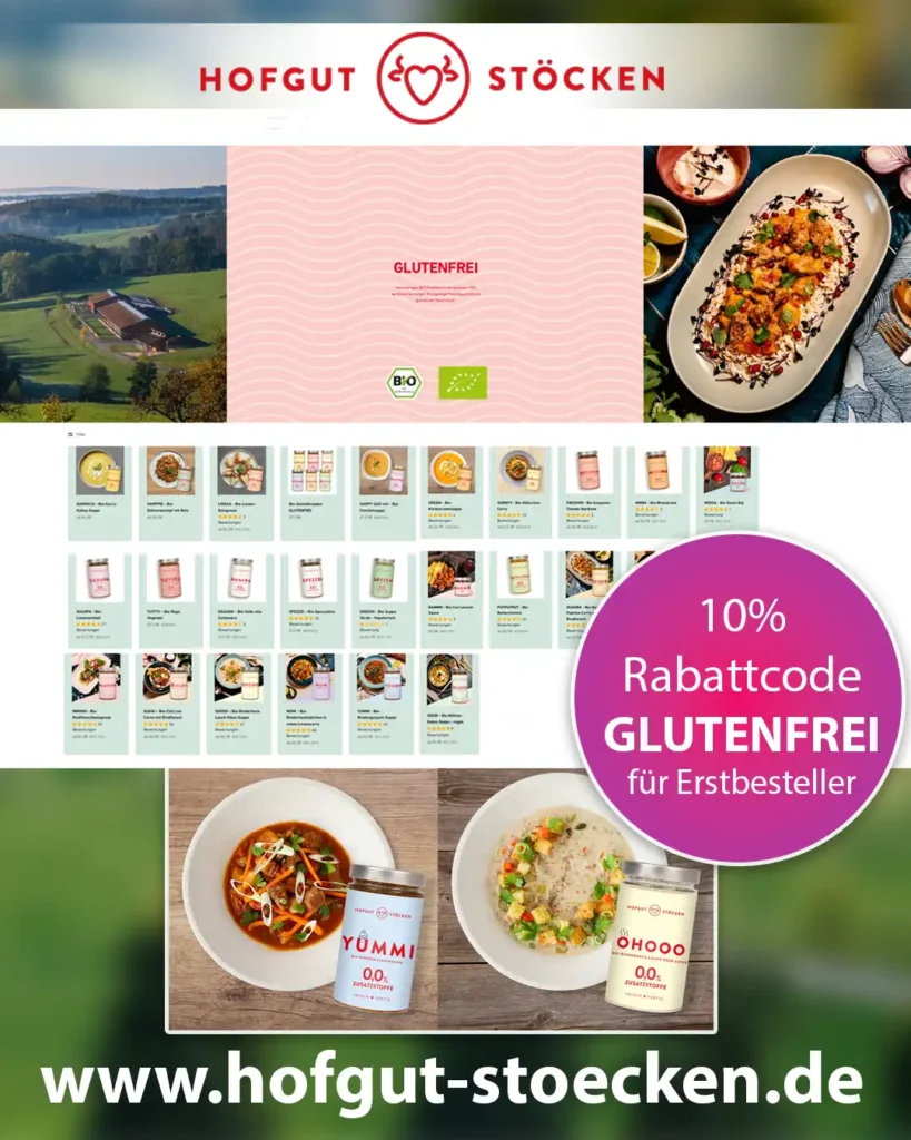 Hofgut Stöcken -glutenfreie Bio Fertigessen im Glas