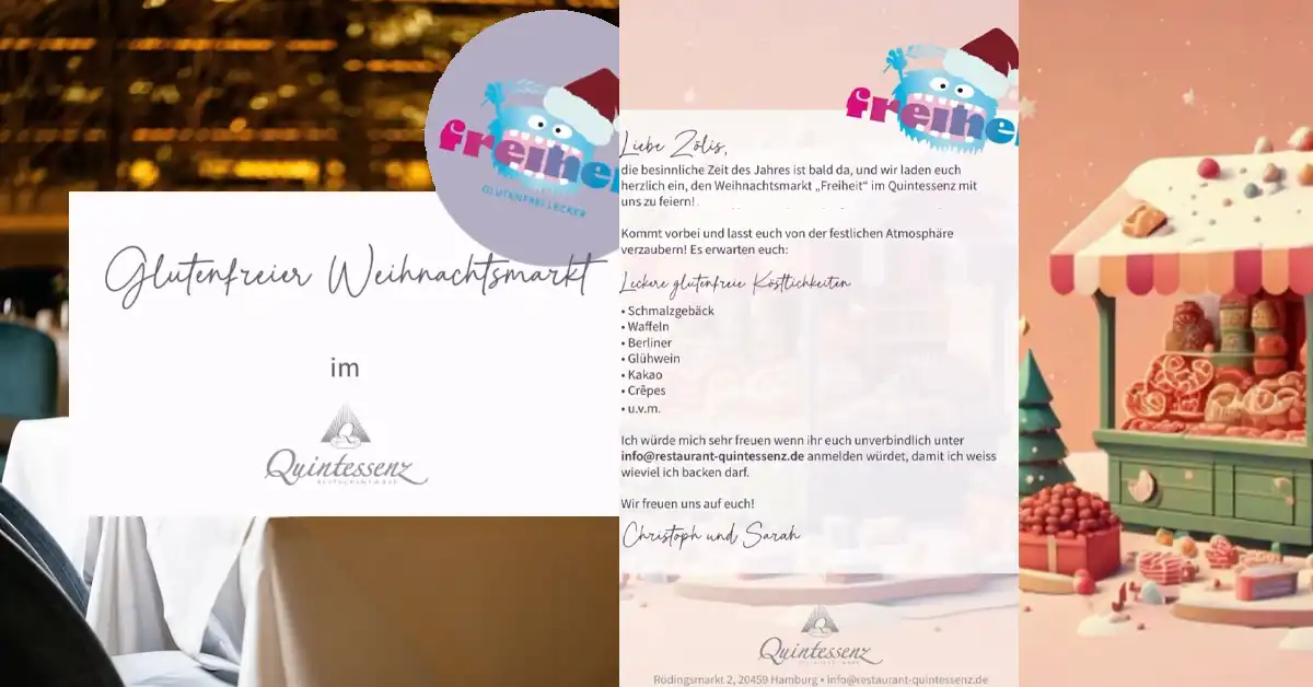 Glutenfreier Weihnachtsmarkt Quintessenz