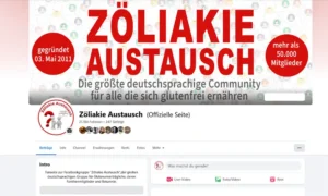 Facebook Fanpage Zöliakie Austasch
