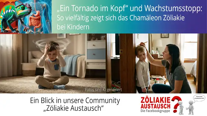 Zoeliakie Symptome bei Kindern - Facettenreich wie ein Chamäleon