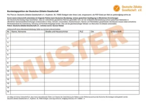 DZG Bundestag Petition