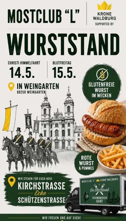 Wurststand Weingarten Mostclub "L"